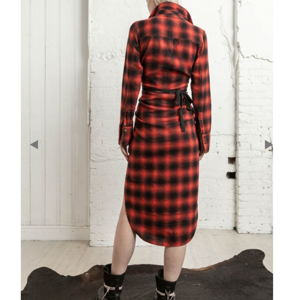 NICHOLAS K LONG SLEEVE WRAP DRESS - Picture 6 of 16